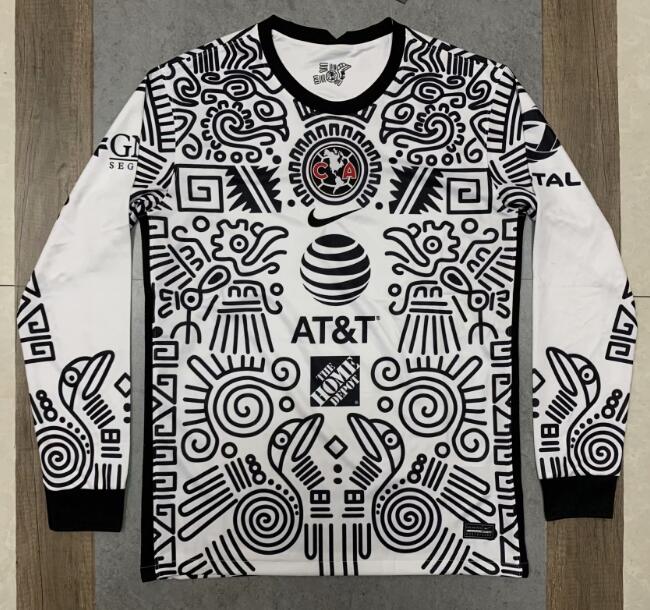 2021/22 Club America Long Sleeve Football Kit Third Soccer Jersey